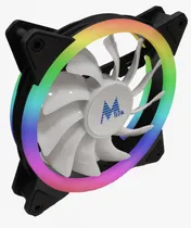 Cooler Fan de Gabinete Mtek F-26 Spectrum 12, 12 X 12, Argb 3-Pinos/PWM 4-Pinos, 120MM, Preto