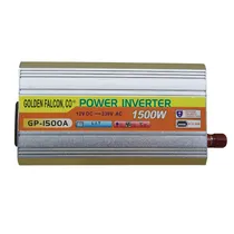 Inversor de Voltagem para Carro GP-1500A / 1500W / 12V / 230V - Prata