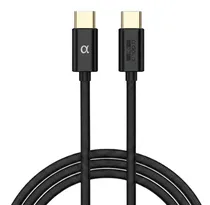 A'Gold Cable CB-123 USB-C A USB-C 60W (Anatel) Black