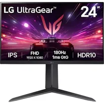 Monitor Gamer 24" LG Ultragear 24GS65F Full HD Ips 180 HZ 1 MS - Preto