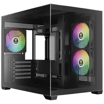 Gabinete Gamer Gamdias Aura GC10M V2 Argb Mini Tower / 3 Cooler / Argb - Preto