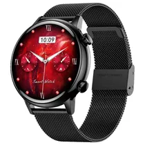 Smartwatch G-Tide Romance Lady Time - Bluetooth - Pulseira Extra - Preto