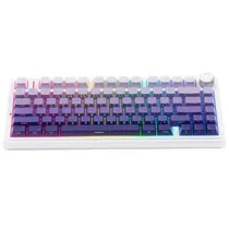 Teclado Aula F75 Pro RGB Meca Wireles c/Cabo 290652 Usa White Gradient Purple