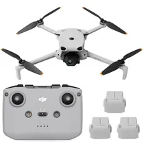 Drone Dji Lito 1 FLY More Combo (Dji RC-N3) Anatel 4K com GPS - Cinza Claro