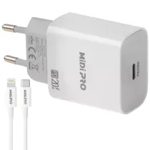 Fuente Vehicular Midi Pro MDP-13UC USB-C Gris