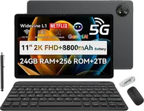 Tablet Blackview Zeno 10 5G 11" FHD 90HZ 6GB/256GB Tecl Ing+Pen+Estu+Mouse+Carg Black