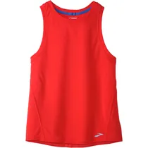 Camiseta Regata Brooks Feminino Distance Tank 2.0 L Vermelho - 221606696