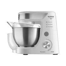 Batidora Planetaria Mondial Premium Inox BP-02P-W 4.5L 700W 220V Blanco/Plata