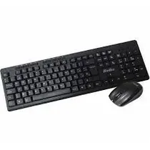 Kit Teclado USB Kolke KEK-195 Con Ratón Inalámbrico Negro Espanhol