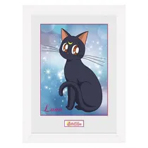 Abystyle Poster Sailor Moon Luna White Frame 7138